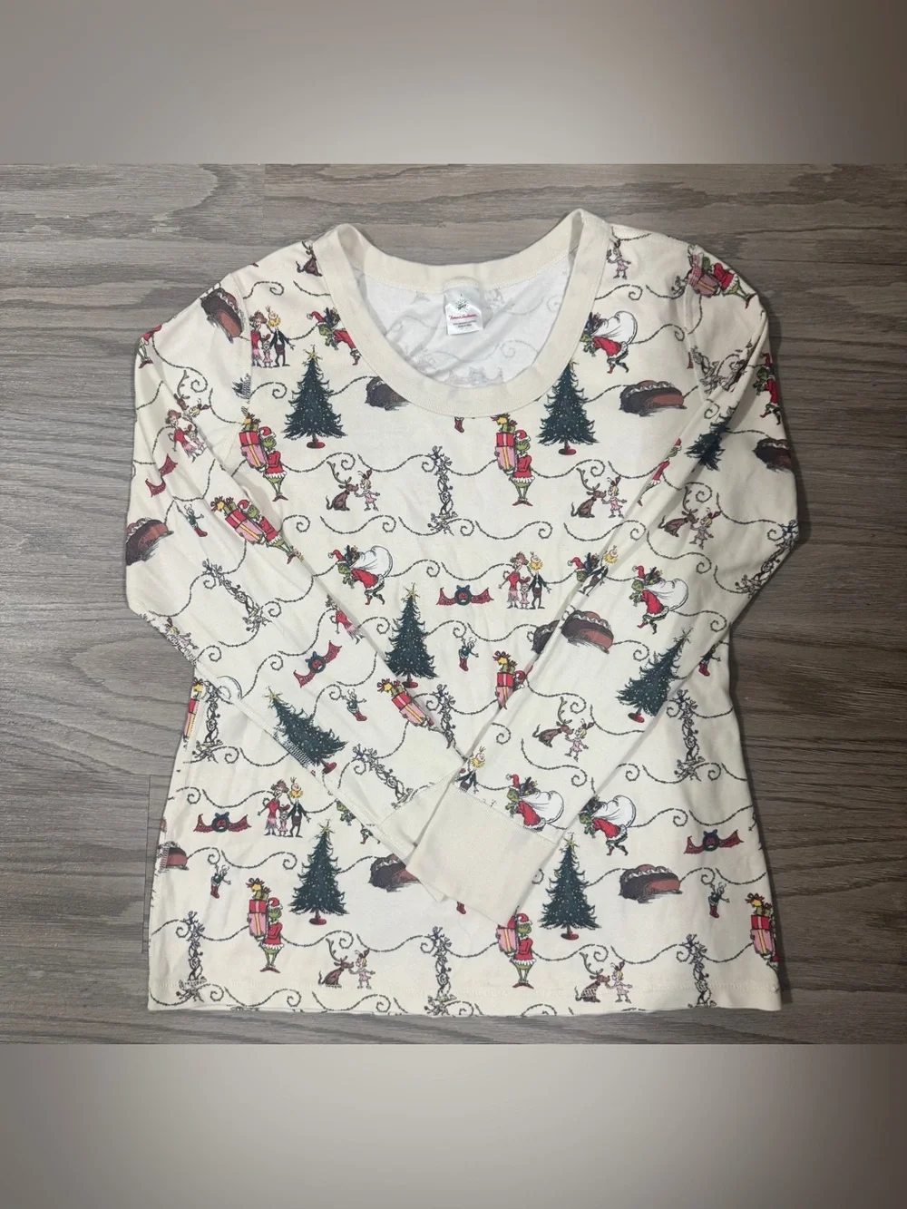 L Hanna Andersson Grinch Christmas Pajama Set Cozy Girl Holiday Lounge Set